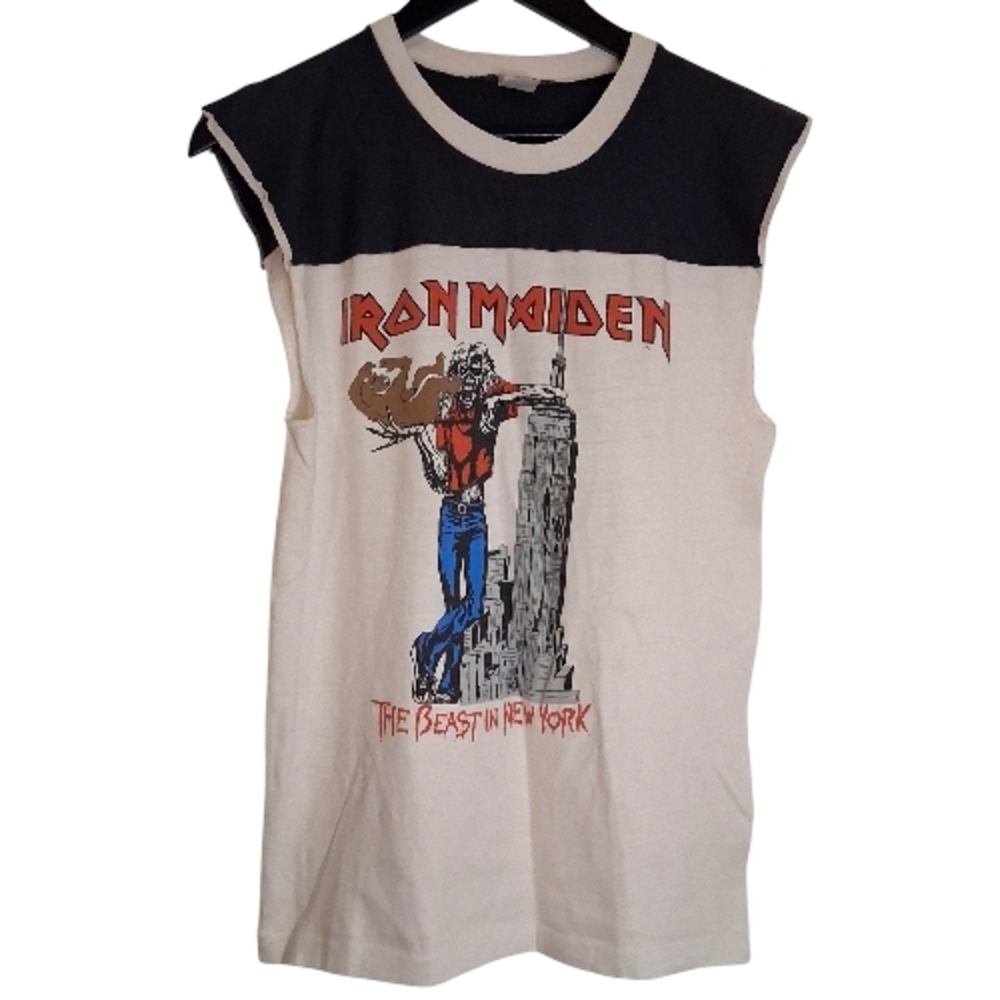 ​Vintage 1982 Iron Maiden The Beast In New York Tour Shirt Rare Palladium Large